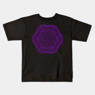 Gradient Line hexagon polygon Kids T-Shirt